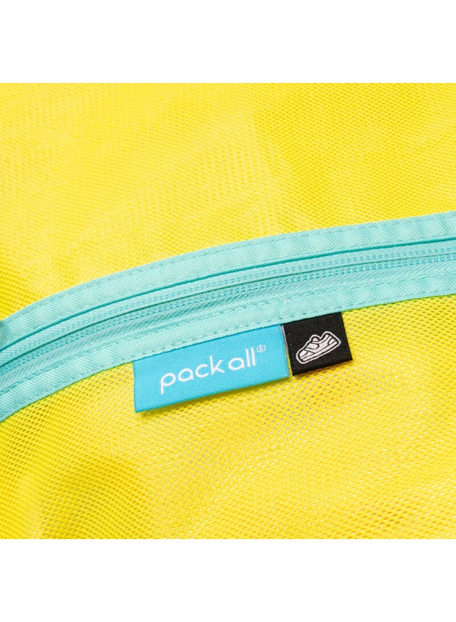 باك أول Pack All Children's Shoe Storage Bag, Travel Shoe Organizer, Handheld Dustproof Shoe Storage Bag, Yellow - Image 5