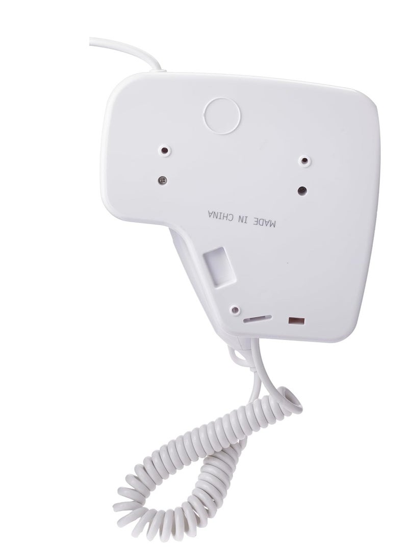 LC Wall Mounted Hair Dryer White 1200W - Image 4