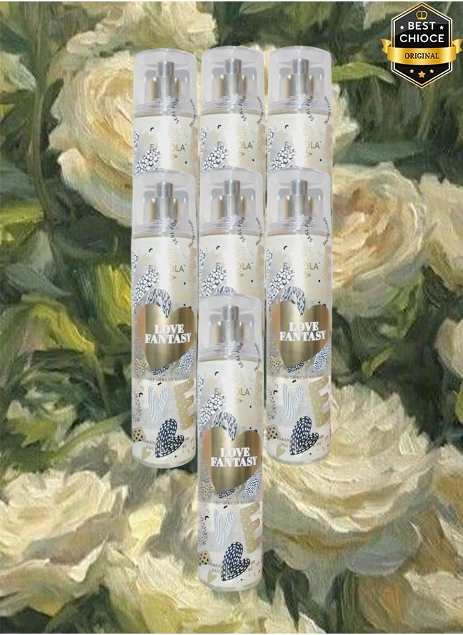 Fabiola - 7 Pieces Love Fantasy Body Mist 250ml - Image 1