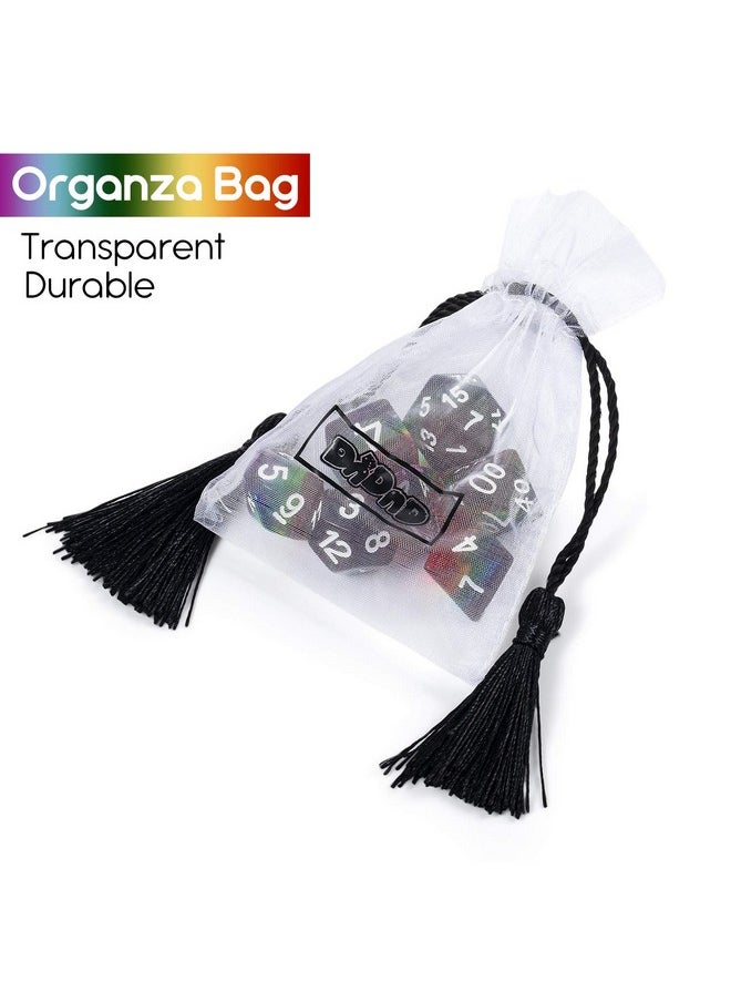 DNDND Rainbow Dnd Dice Set Dndnd Transparent Rainbow Polyhedral Die With Free Organza Bag For D&D Dungeons And Dragons Rpgs Role Playing Table Games  - Image 3