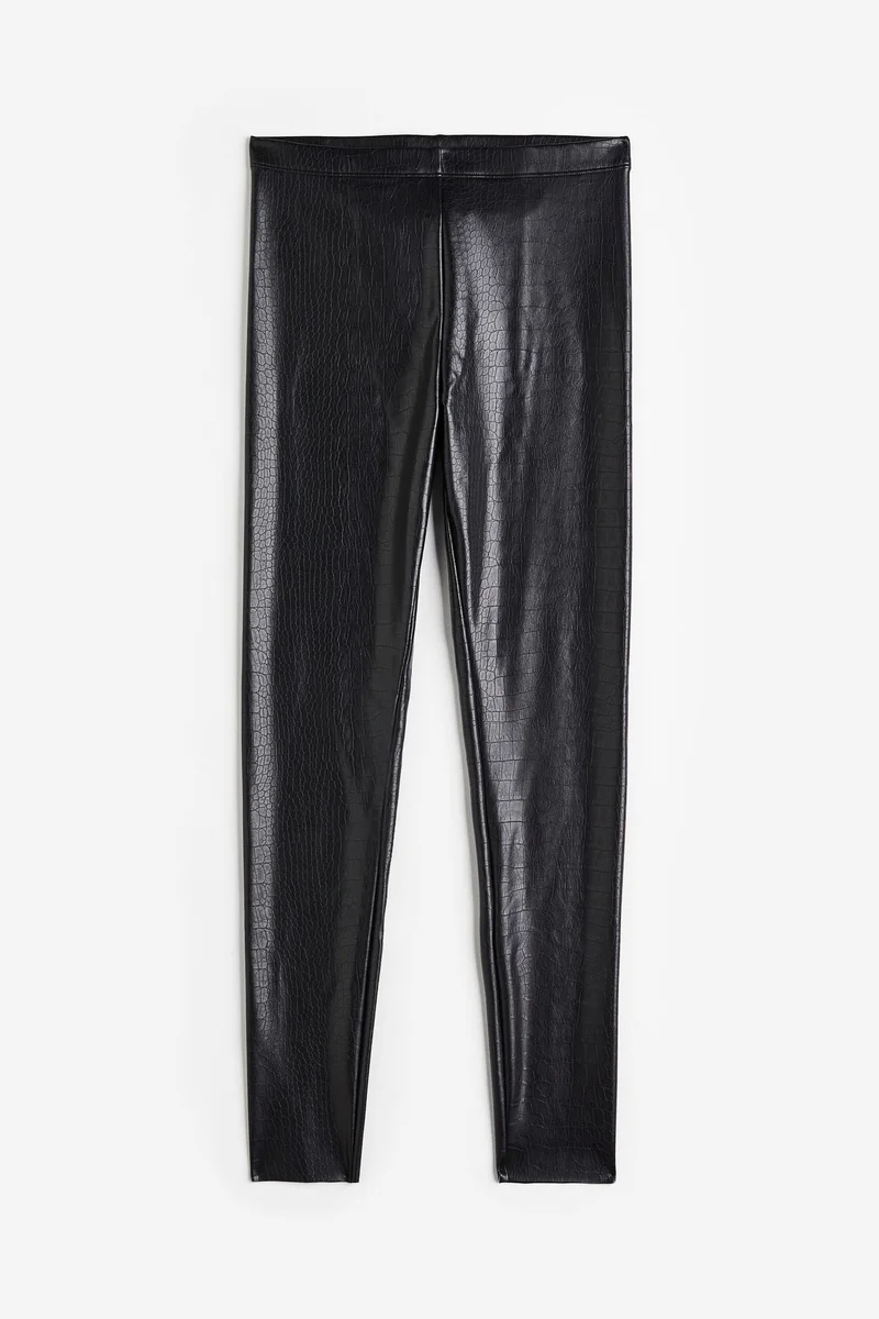 H&M Crocodile-Patterned Leggings