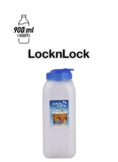 LocknLock Aqua 900ml BPA-Free Water Bottle with Flip-Top Lid – Durable and Transparent Hydration Jug