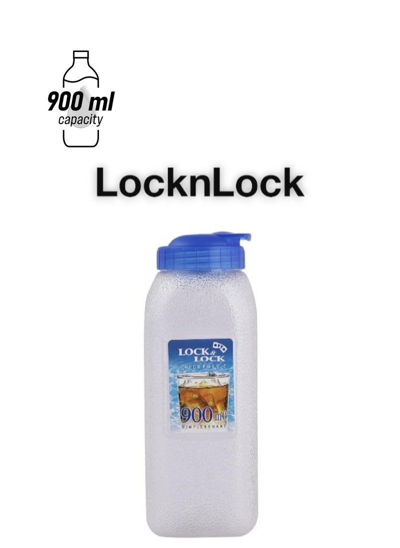 LOCK & LOCK - LocknLock Aqua 900ml BPA-Free Water Bottle with Flip-Top Lid – Durable and Transparent Hydration Jug - Image 1