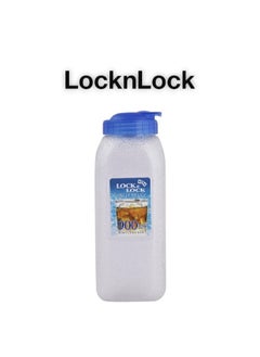 LOCK & LOCK LocknLock Aqua 900ml BPA-Free Water Bottle with Flip-Top Lid – Durable and Transparent Hydration Jug  - Image 1