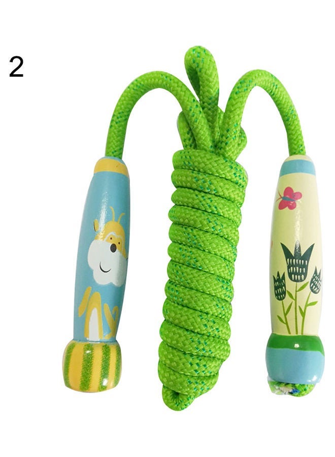 NIBEMINENT Cute Cartoon Wooden Handle Sports Fitness Tool - Image 1