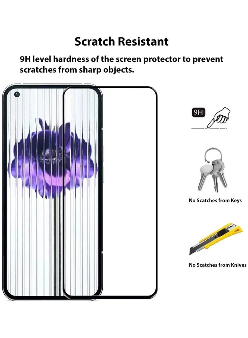 Screen Protector for Nothing Phone 1 Tempered Glass Screen Protector 9H Hardness Anti Fingerprint Scratch Resistance for Nothing Phone 1 - Image 4