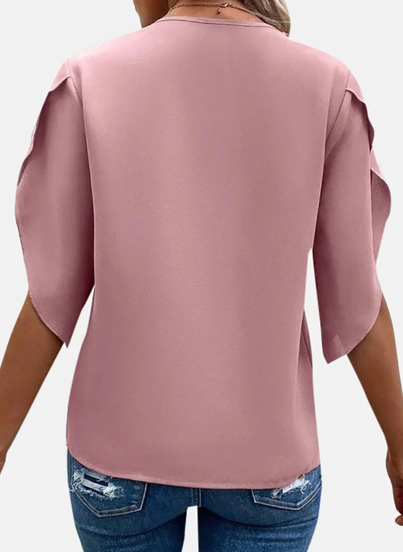 YUNIQEE Pink Solid Top