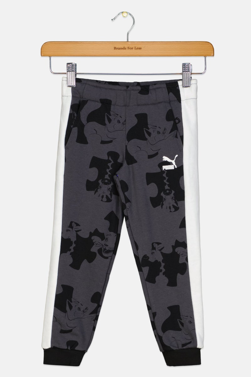 PUMA سروال خارجي للأطفال الأولاد مع حبل سحب، متعدد الألوان - Image 1