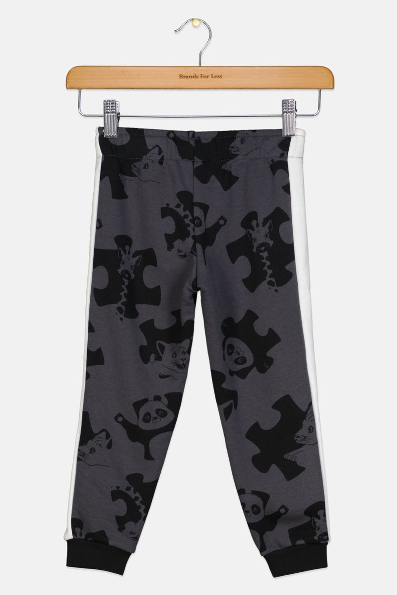 PUMA سروال خارجي للأطفال الأولاد مع حبل سحب، متعدد الألوان - Image 2