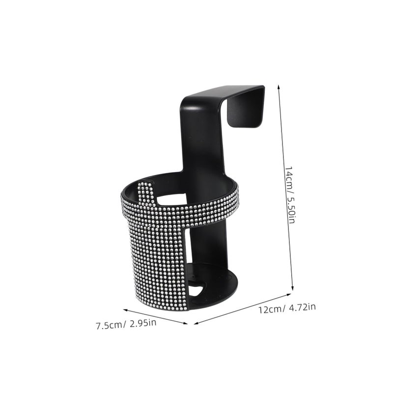 Universal Car Cup Holder Hook for Water Bottles and Mugs Black Automotive Drink Storage Rack - Image 3