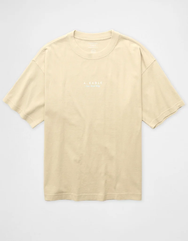 American Eagle  AE Oversized Graphic T-Shirt for Men | Best Price UAE