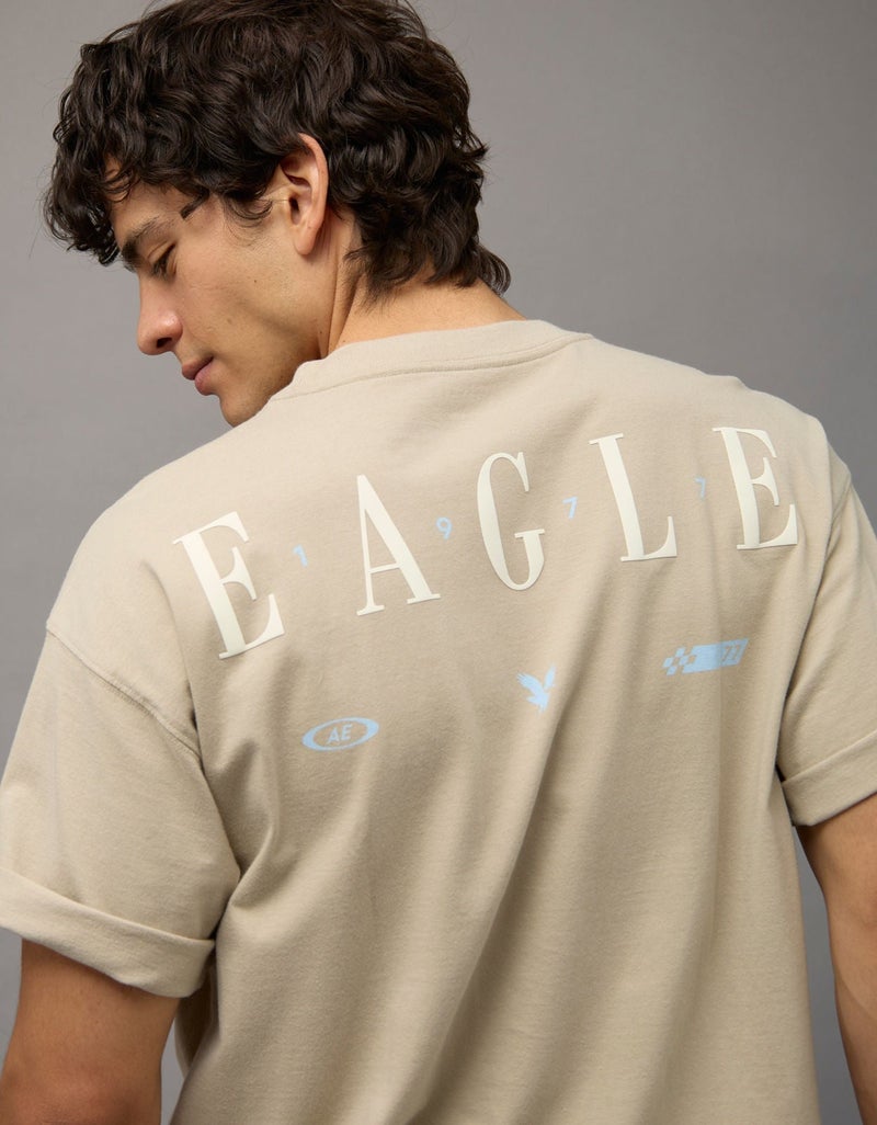 American Eagle AE Oversized Graphic T-Shirt - Image 2