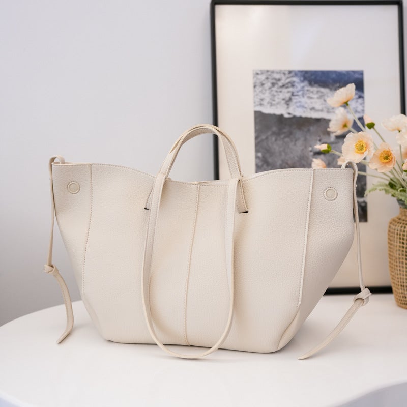 French Niche Design Portable Tote Bag Large Capacity Shoulder Bag Women'S All-Match Commuter Wings Bag - Image 2