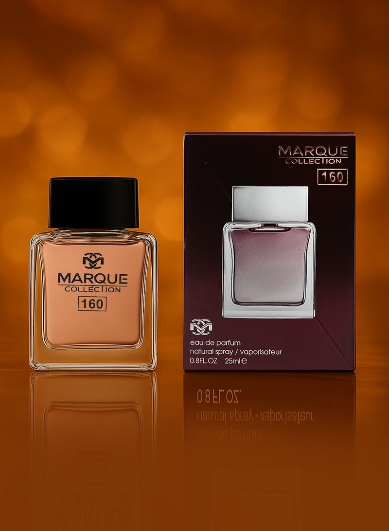 MARQUE COLLECTION Oud Perfume for Men – Marque Collection No. 160 | Long Lasting Oud Perfume for Men with Patchouli & Warm Spices | 25ml - Image 1