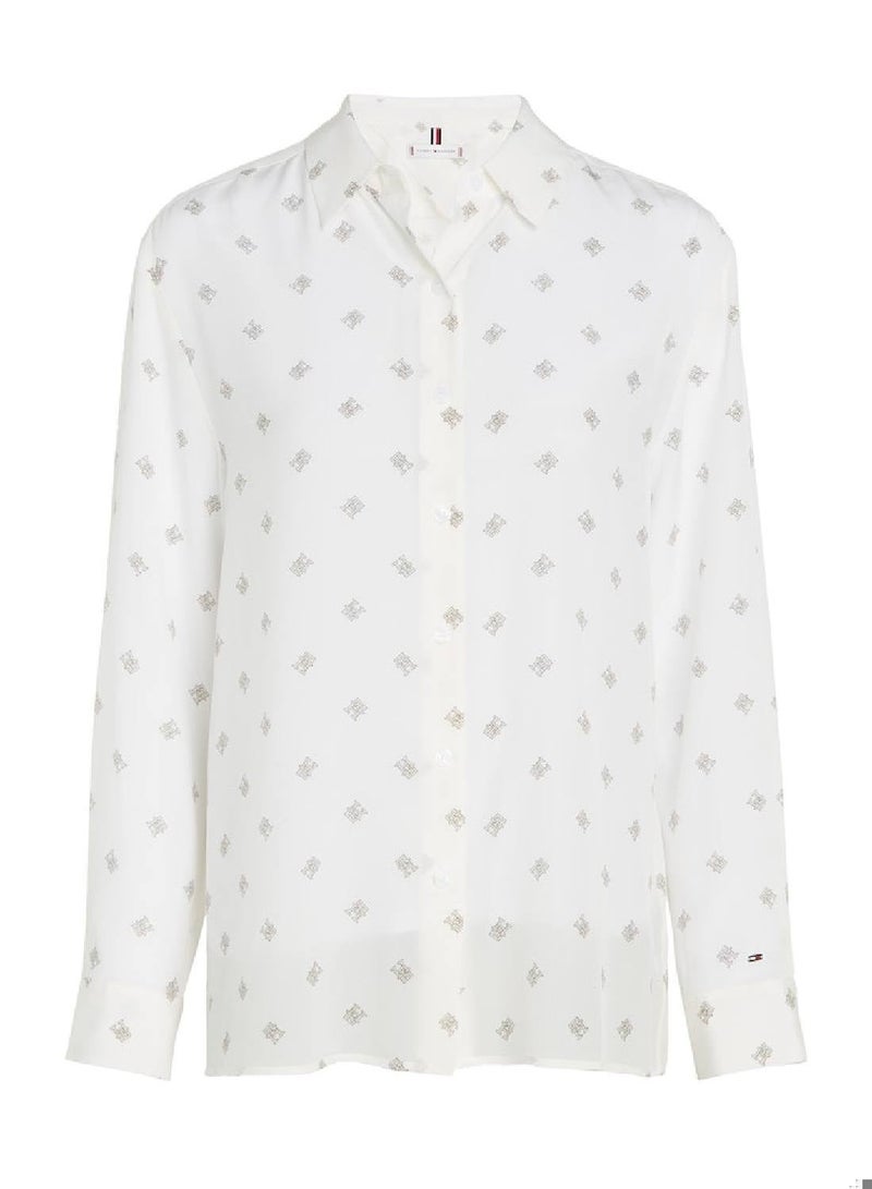 TOMMY HILFIGER Monogram Slik Relaxed Shirt - Image 2