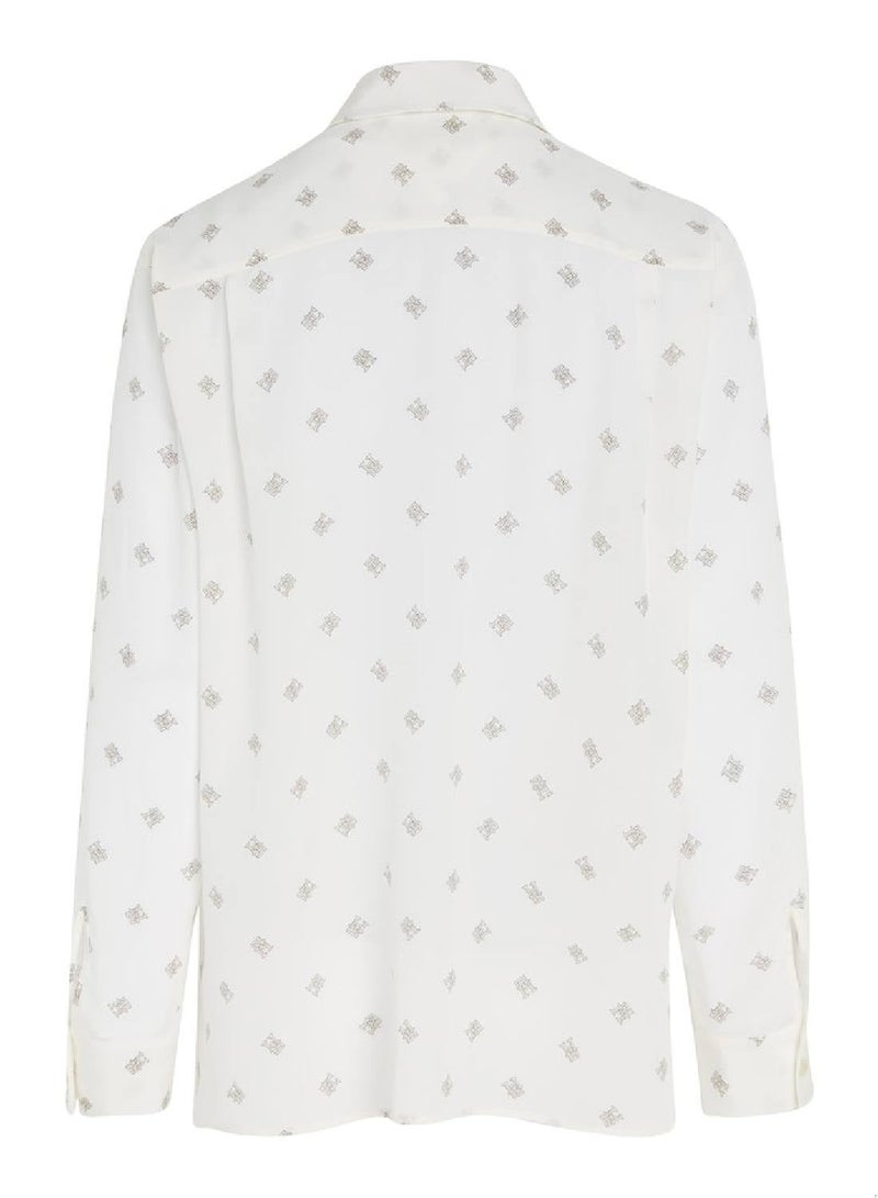 TOMMY HILFIGER Monogram Slik Relaxed Shirt - Image 4