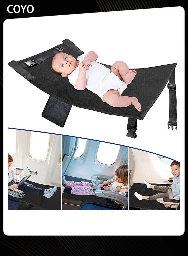 COYO Airplane Bed for Toddler Baby Aircraft Bed Child Seat Extender Portable Child Travel Bed Aircraft Leg Rest Child Lying Down Baby Travel Essentials Flight Sleep with Storage Bag - Image 3