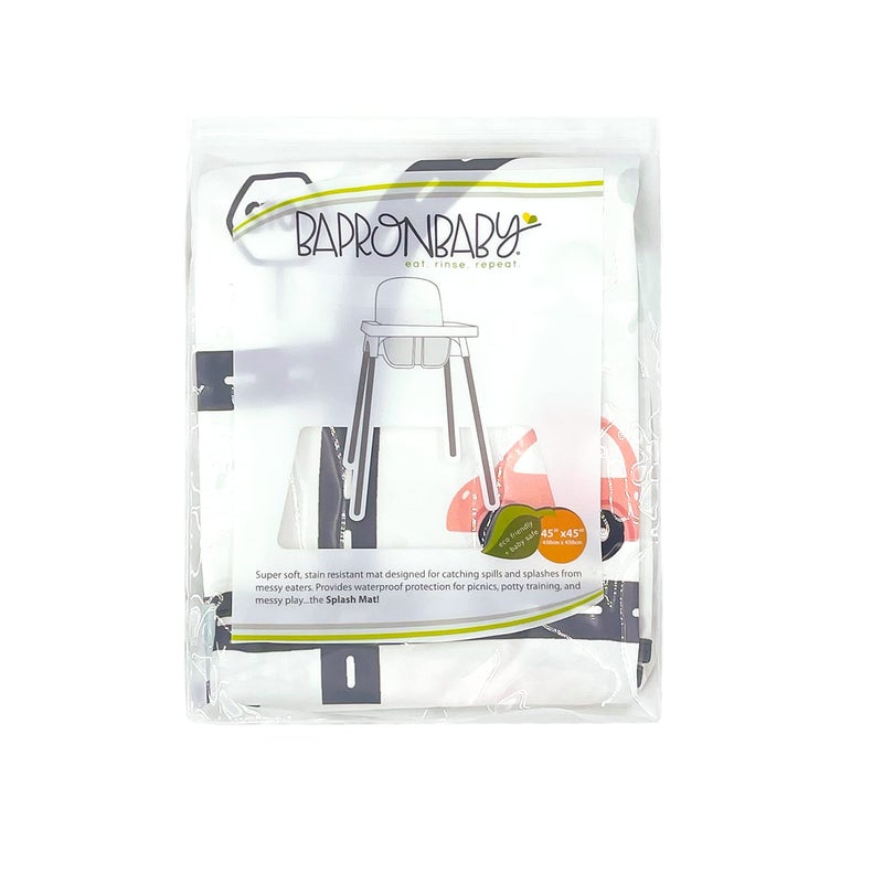 BapronBaby Tiny Town Splash Mat - Waterproof Catch-All for Under High Chairs, Floors, Tables, Playtime or Arts & Crafts - Machine Washable - 45" x 45â€ - Image 4