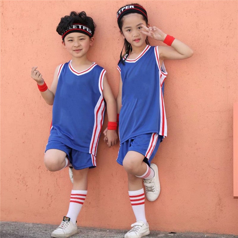 Children'S Basketball Suit Lakers Warriors Board Blank Board 76 Primary And Secondary School Students Diy Jersey Team Uniform - Image 1