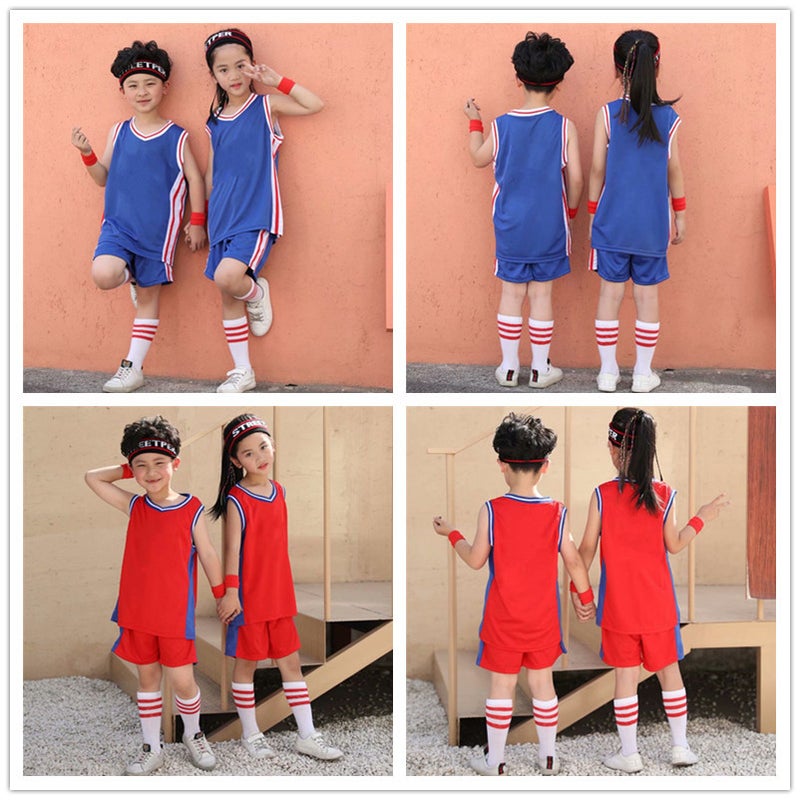 Children'S Basketball Suit Lakers Warriors Board Blank Board 76 Primary And Secondary School Students Diy Jersey Team Uniform - Image 2