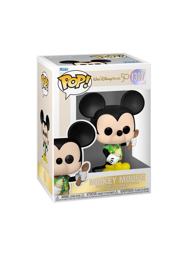 Funko Pop Disney: Walt Disney World 50Th Anniversary Aloha Mickey - Image 1