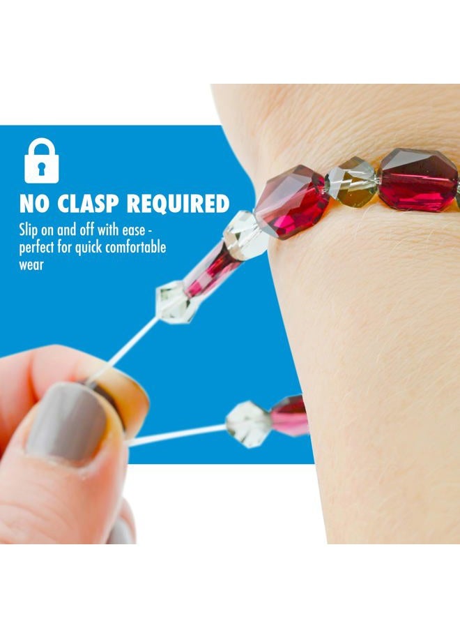 Beadalon 0.8 mm 100 m Elastcity, Clear - Image 2