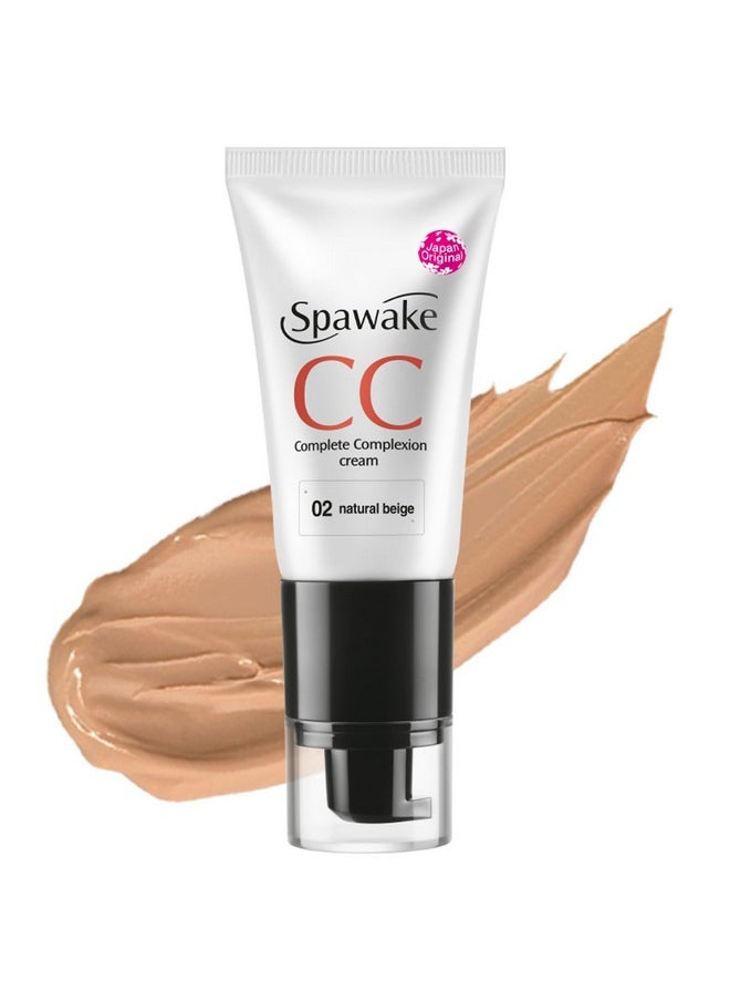 Spawake - Cc Cream For All Skin Type With Spf 32/Pa++ (02 Natural Beige, 30G, Medium) - Image 1