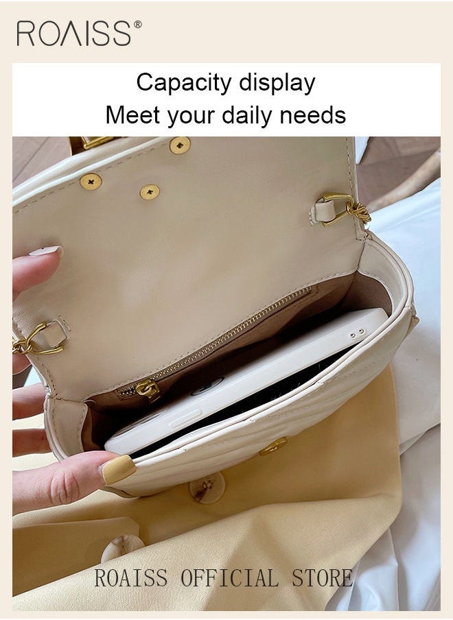 Women Shoulder Handbags White Crossbody Purse PU Leather Crossbody Bags for Women Quilted Crossbody Bag Women Leather Flap Chain Shoulder Mini Bags - pzsku/Z6A1693ED6037D5DE2DE1Z/45/_/1693807340/89b27965-51ec-41d2-b720-af6fda877a3c