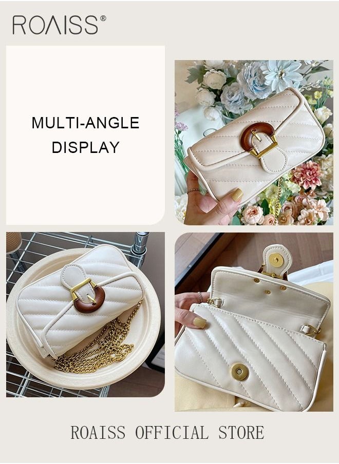 Women Shoulder Handbags White Crossbody Purse PU Leather Crossbody Bags for Women Quilted Crossbody Bag Women Leather Flap Chain Shoulder Mini Bags - pzsku/Z6A1693ED6037D5DE2DE1Z/45/_/1693877870/bc2785a8-a13d-4be8-9e0a-ba7cbfa7826a