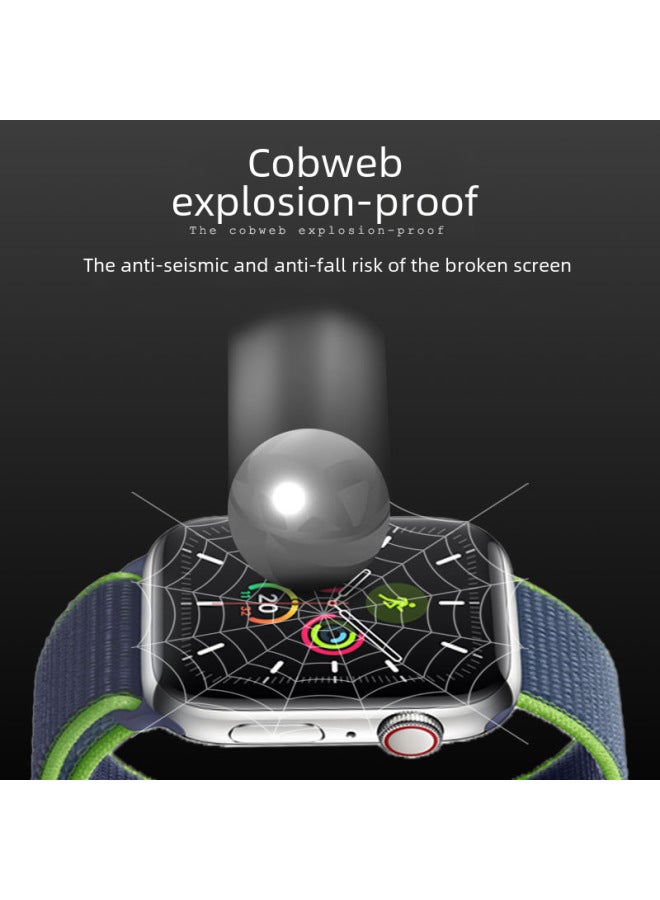 Suitable For IWatchSeries10 Apple Watch Hydrogel Film 46mm/45/41 Anti-peeping Edge Protection HD Soft-Color:Cleaning Bag-Dimensions:42mm（i Watch Series 10）  - Image 4