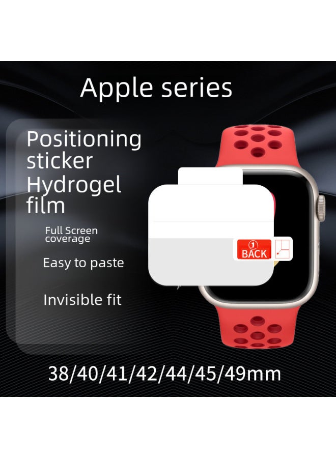Suitable For IWatchSeries10 Apple Watch Hydrogel Film 46mm/45/41 Anti-peeping Edge Protection HD Soft-Color:Cleaning Bag-Dimensions:42mm（i Watch Series 10）  - Image 2