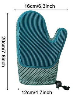Happy Home Grooming Glove for Cats and Dogs - Gently Removes Hair and Makes Brushing Easy - Ideal for Grooming Sessions at Home (Random Colour 1 pcs )  - Image 2