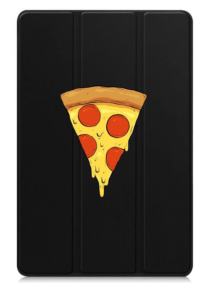 Theodor Protective Flip Case For Apple iPad Air 11 (2024) With Trifold Stand Auto Wake Sleep Shockproof Cover Pizza (2) - Image 1