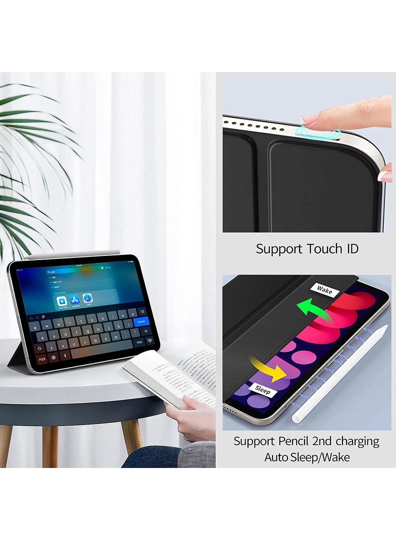 Theodor Protective Flip Case For Apple iPad Air 11 (2024) With Trifold Stand Auto Wake Sleep Shockproof Cover Pizza (2) - Image 3