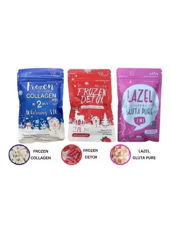 جلوتا فلوتا فروزين التخلص من السموم والكولاجين مع  اللازل