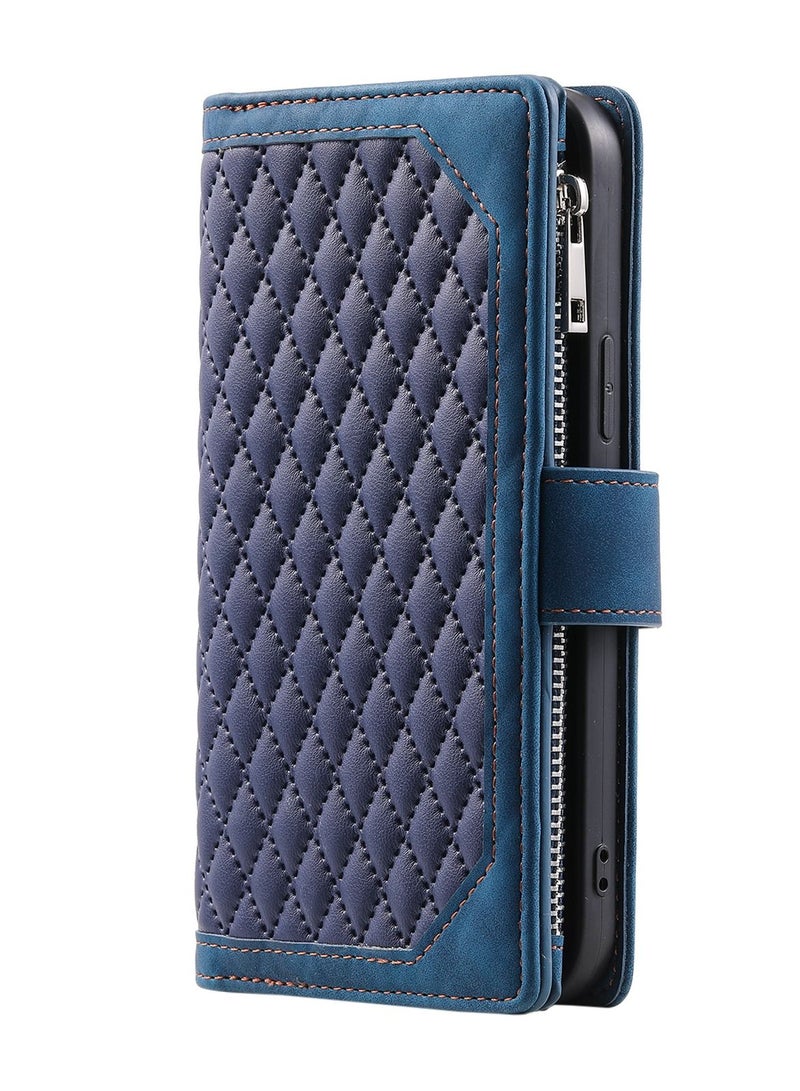 Suteni Flip Cover Leather Hidden Card Slots Phone Case for iPhone - Image 1