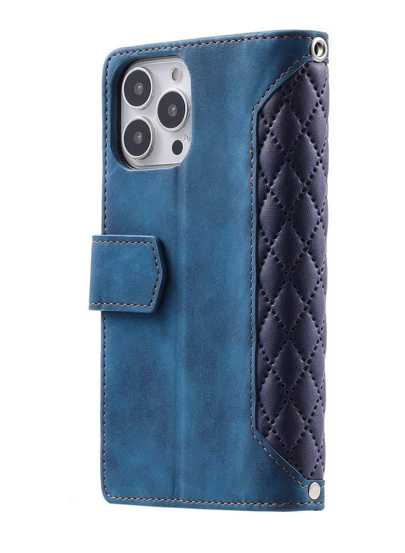 Suteni Flip Cover Leather Hidden Card Slots Phone Case for iPhone - Image 2