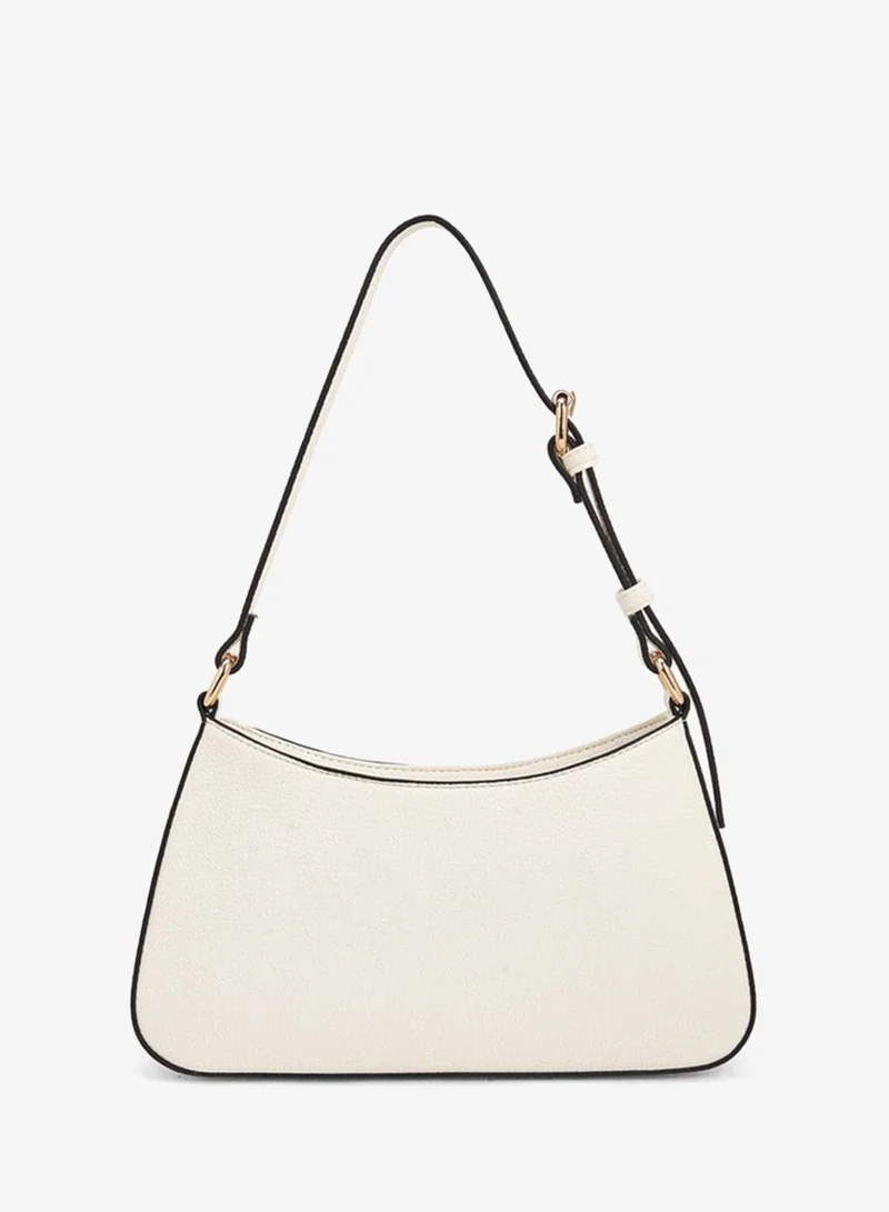 Celeste  Textured Shoulder Bag With Zip Closure for Women | Best Price UAE