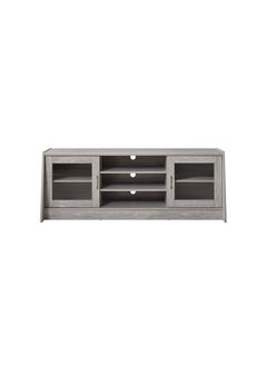 DANUBE HOME Woody TV Cabinet For Up To 55 Inches TV Entertainment Modern Design Wall Unit Furniture Wooden TV Stand TV Unit Rack Console MediaL 160 x W 49.5 x H 60 cm Grey Oak  - Image 5
