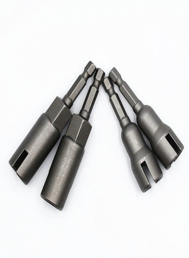 سيلفر مون طقم مكون من قطعتين من مفك صواميل الجناح العميق القوي وقطعتين من مفك صواميل الجناح ذو الفتحة لصواميل اللوحة ومسامير العين وتعليق Q ومسامير الخطاف C - Image 2