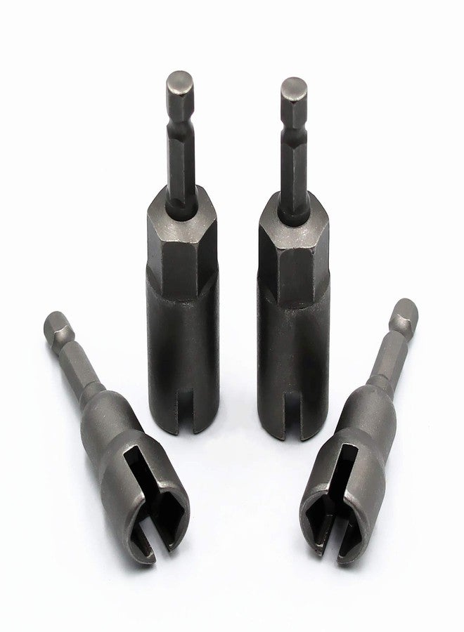 سيلفر مون طقم مكون من قطعتين من مفك صواميل الجناح العميق القوي وقطعتين من مفك صواميل الجناح ذو الفتحة لصواميل اللوحة ومسامير العين وتعليق Q ومسامير الخطاف C - Image 5