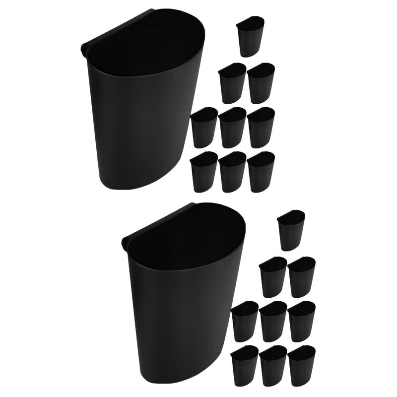 20 Pcs Rolling Cart Accessories Hanging Cup Holder Space Saving Bucket Cart Hanging Cup - Image 1