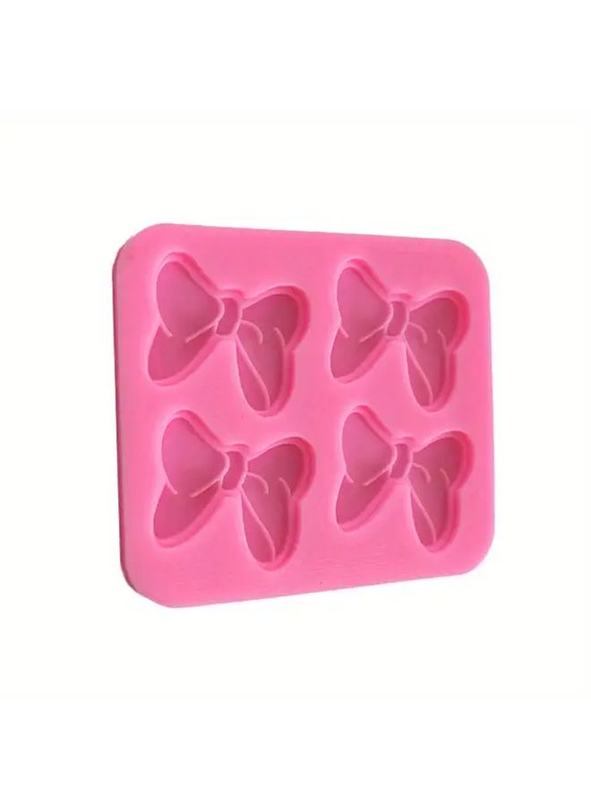 Pink Bow Silicone Mold For Cakes Fondant Resin And Soap Making - Image 3