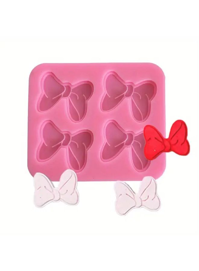 Pink Bow Silicone Mold For Cakes Fondant Resin And Soap Making - Image 2