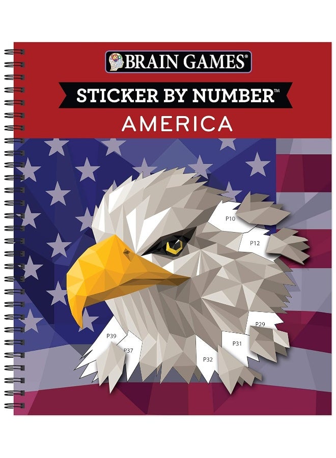 Brain Games - Sticker by Number: America (28 Image  - Image 1