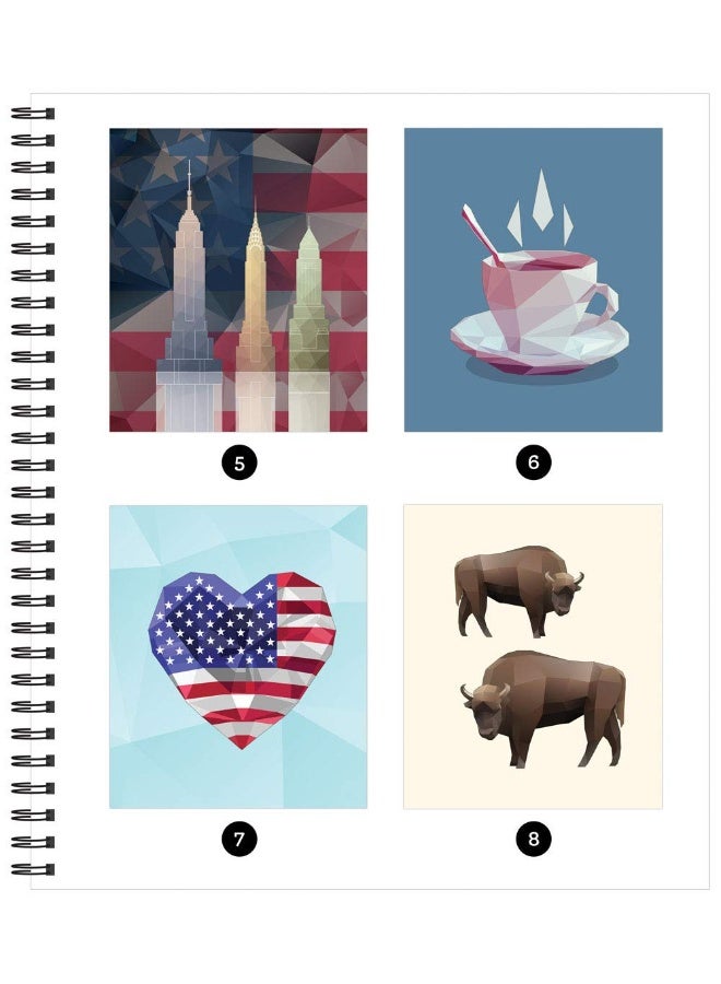 Brain Games - Sticker by Number: America (28 Image  - Image 4