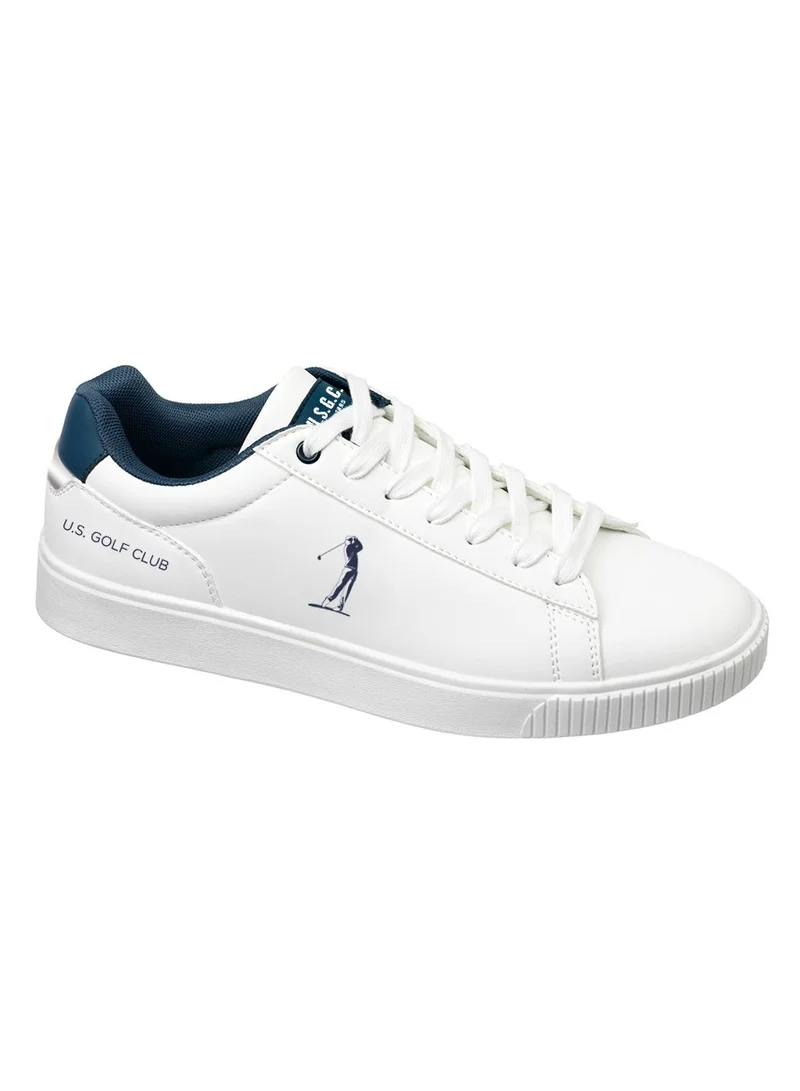 U.S. Golf Club WHITE Mens Sneakers White Sneakers | Casual | Retro Style | Italy for Men | Best Price UAE
