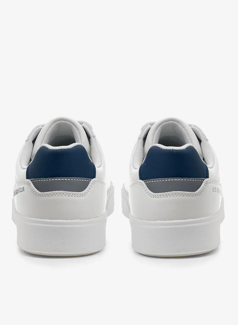 U.S. Golf Club WHITE Mens Sneakers White Sneakers | Casual | Retro Style | Italy for Men | Best Price UAE