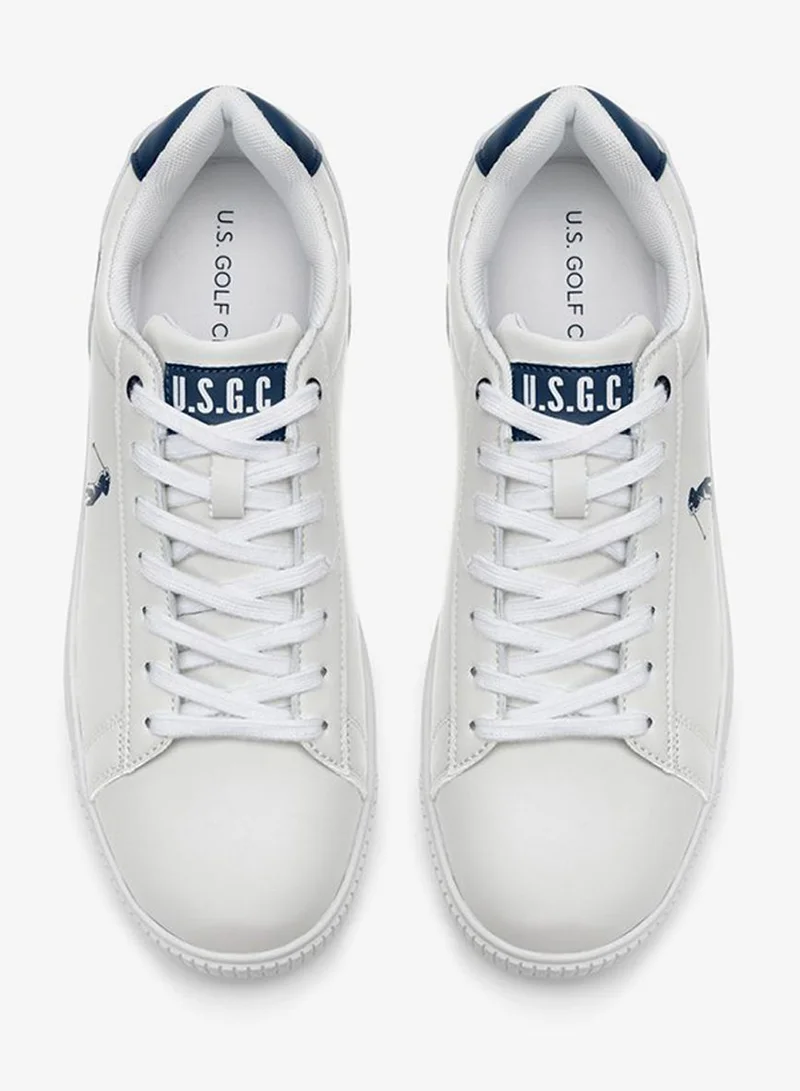 U.S. Golf Club WHITE Mens Sneakers White Sneakers | Casual | Retro Style | Italy for Men | Best Price UAE