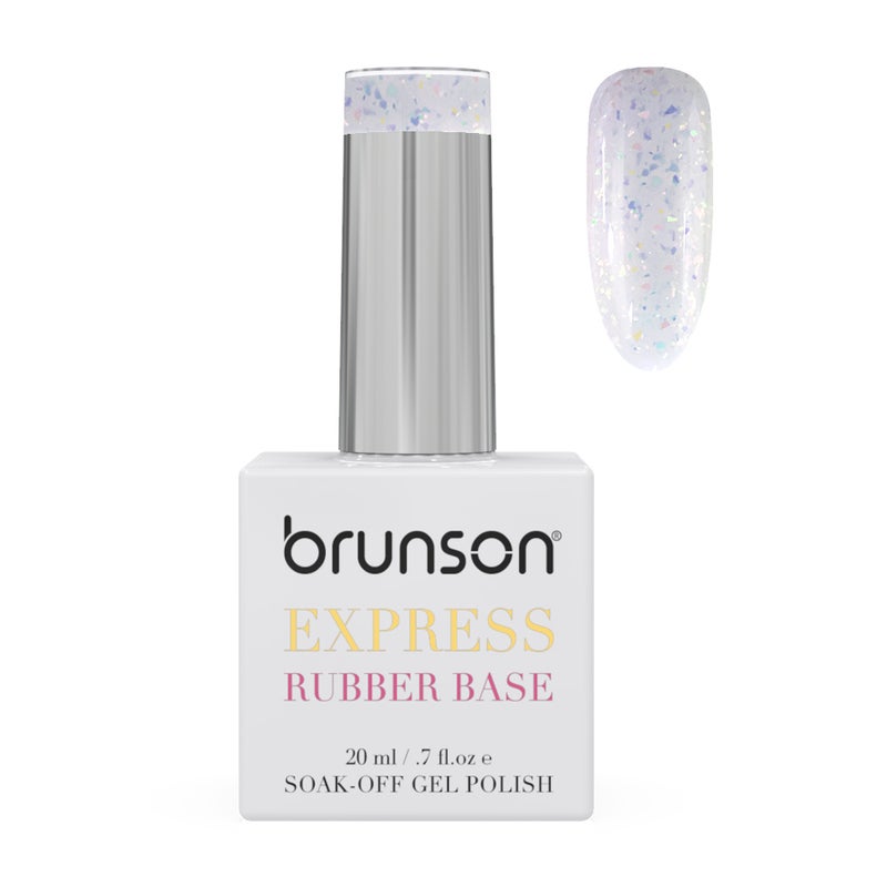 brunson TPO free Rubber Base Gel polish 20ml Soak Off Base Coat for Nail Strengthening Long Lasting Gel Polish Base for Chip Free Shine Brittle Nails UV Rubber base Russian manicure Non Yellowing salon manicure - Image 1